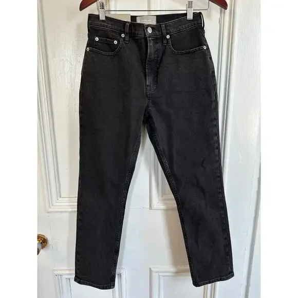 NEW Everlane The Original Cheeky Jeans Sz 26 Black - Picture 1 of 8